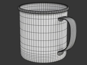 Stainless Steel Cup 3D Model