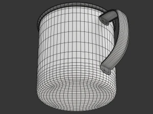 Stainless Steel Cup 3D Model