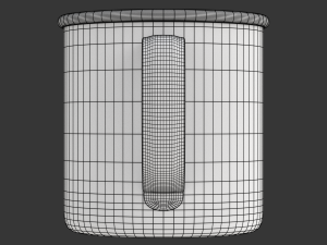 Stainless Steel Cup 3D Model