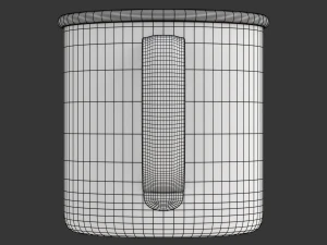 Stainless Steel Cup 3D Model