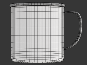 Stainless Steel Cup 3D Model