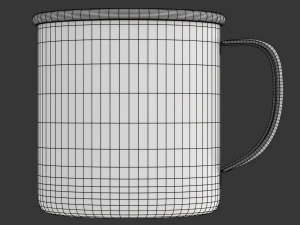 Stainless Steel Cup 3D Model
