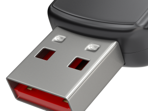 USB Flash Memory Drive Model 3D