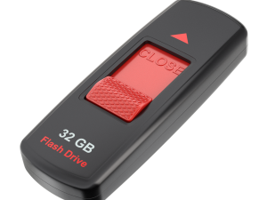 USB Flash Memory Drive Model 3D