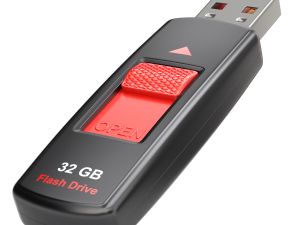 USB Flash Memory Drive Model 3D