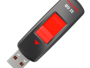 USB Flash Memory Drive Model 3D