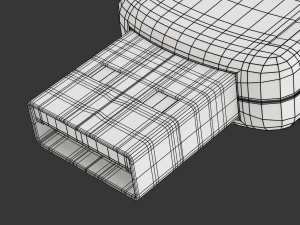USBフラッシュメモリドライブ 3Dモデル