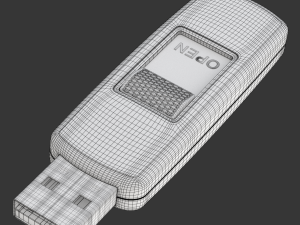 USB Flash Memory Drive Model 3D