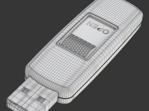 USBフラッシュメモリドライブ 3Dモデル
