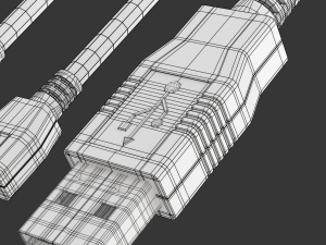 USB Plugs 3D Модель