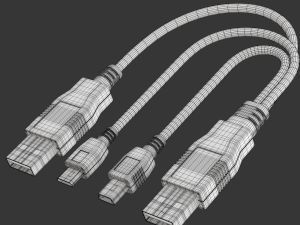 USB Plugs 3D Модель
