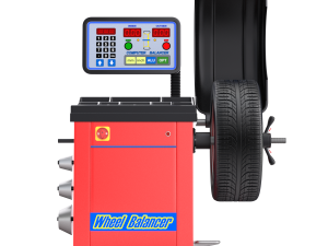 Wheel Balancer With Car Wheel 3D Модель