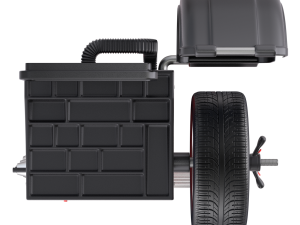 Wheel Balancer With Car Wheel 3D Модель