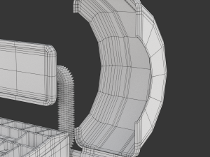 Wheel Balancer With Car Wheel 3D Модель