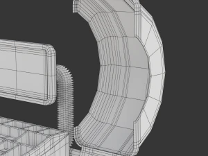 Wheel Balancer With Car Wheel 3D Model