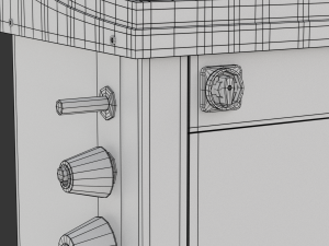 Wheel Balancer With Car Wheel 3D Модель