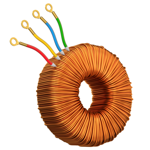 Toroidal Transformer Modelo 3D .c4d .max .obj .3ds .fbx .stl .blend 
