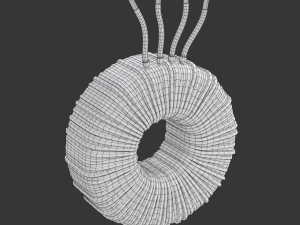 Toroidal Transformer Modelo 3D