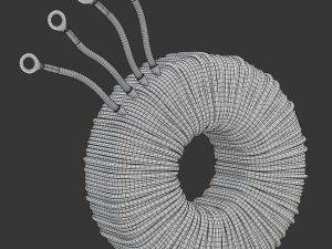 Toroidal Transformer Modelo 3D