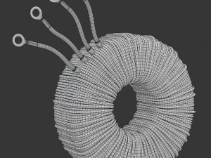 Toroidal Transformer 3D Model