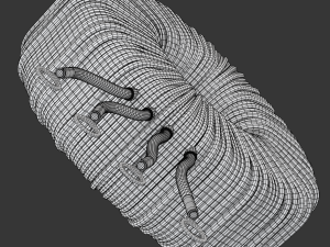Toroidal Transformer Modelo 3D