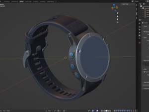 Garmin Sport Smart Watch 3D Model