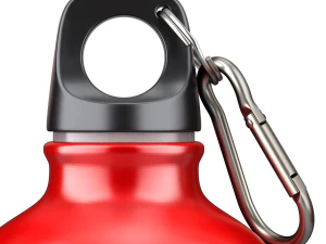 Metal Bottle Water 3D Model