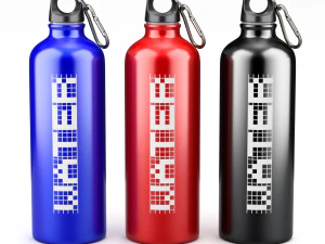 Metal Bottle Water 3D Model