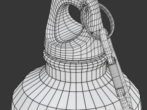 Metal Bottle Water 3D-Modell