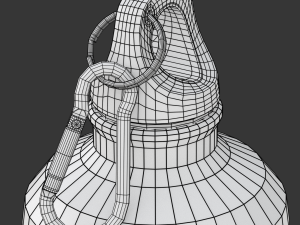 Metal Bottle Water 3D-Modell