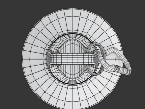 Metal Bottle Water 3D Model