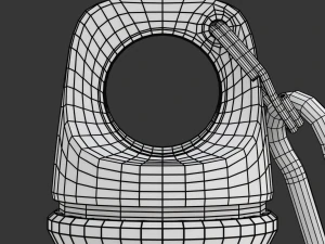 Metal Bottle Water 3D Model