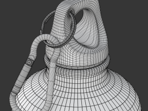 Metal Bottle Water 3D-Modell