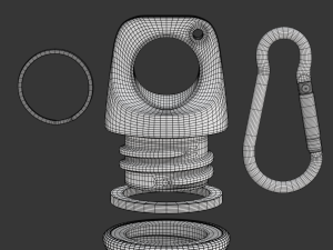 Metal Bottle Water 3D-Modell