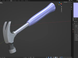 Młotek do pazur&oacute;w Model 3D