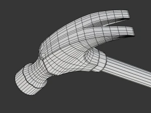 Młotek do pazur&oacute;w Model 3D