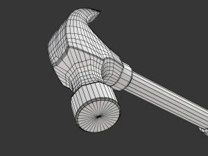 Młotek do pazur&oacute;w Model 3D