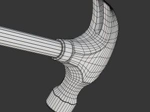 Młotek do pazur&oacute;w Model 3D