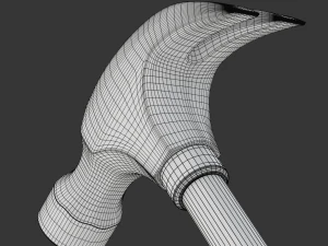 Młotek do pazur&oacute;w Model 3D