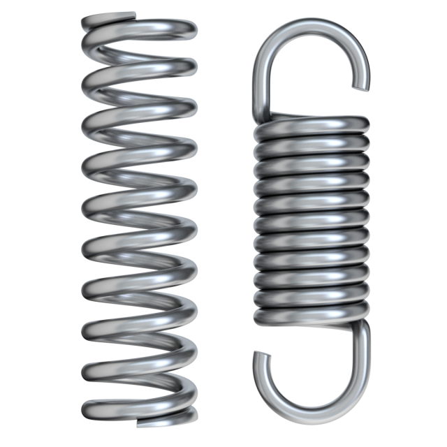 Metal Springs 3D-Modell .c4d .max .obj .3ds .fbx .stl .blend 