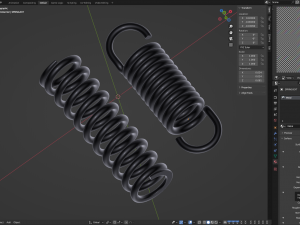 Metal Springs 3D-Modell