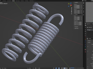 Metal Springs 3D-Modell
