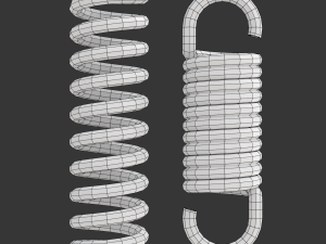 Metal Springs 3D-Modell