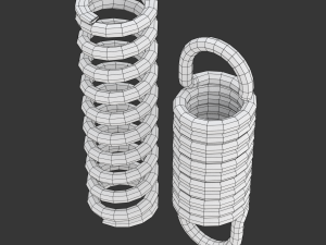 Metal Springs 3D-Modell