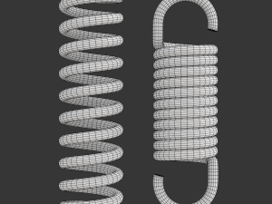 Metal Springs 3D-Modell