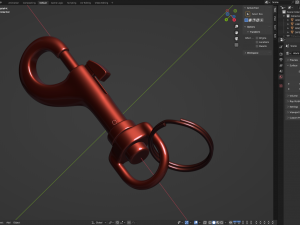 Trigger Hook 3D Model
