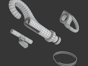 Gancho de gatillo Modelo 3D