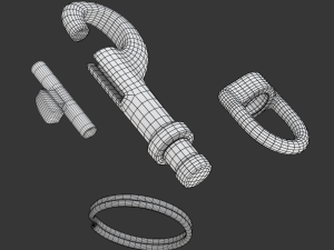 Trigger Hook 3D Model