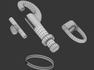 Gancho de gatillo Modelo 3D