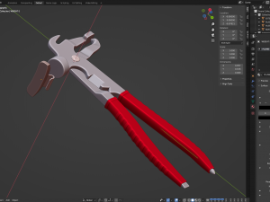 Wheel Balancing Weight Pliers 3D-Modell